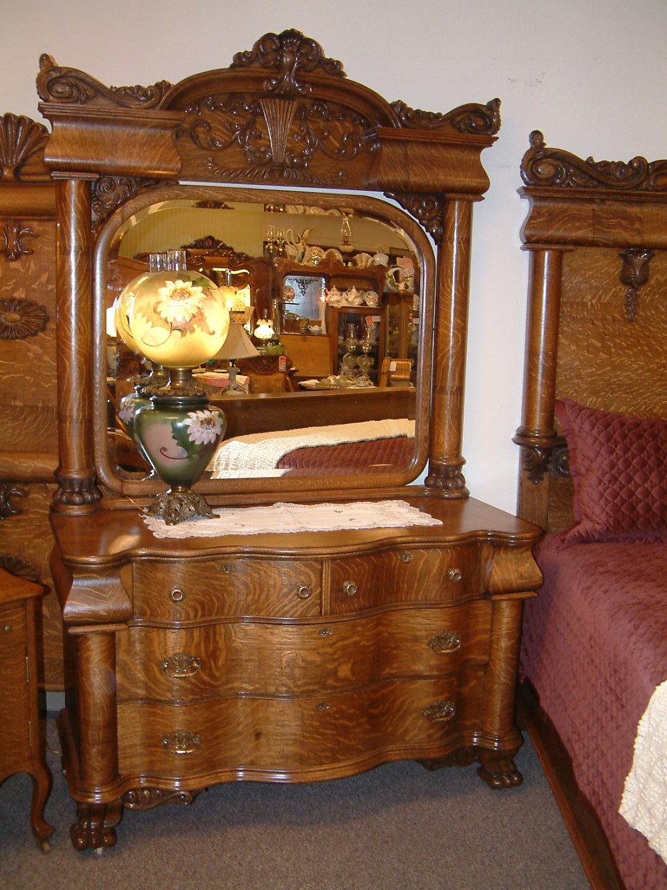 Oak Karges Bedroom Set SOLD - Image 2