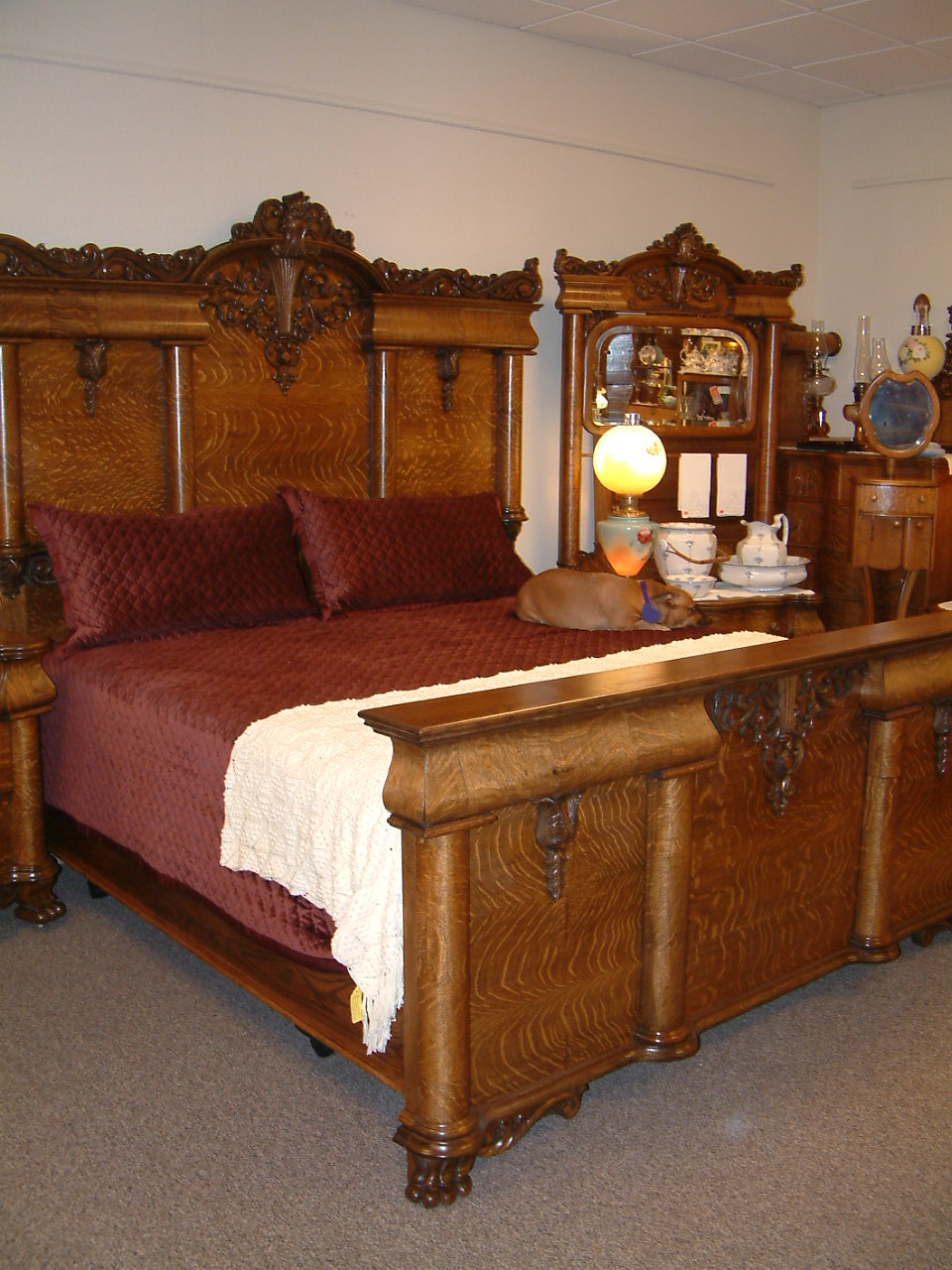 Oak Karges Bedroom Set SOLD - Image 4