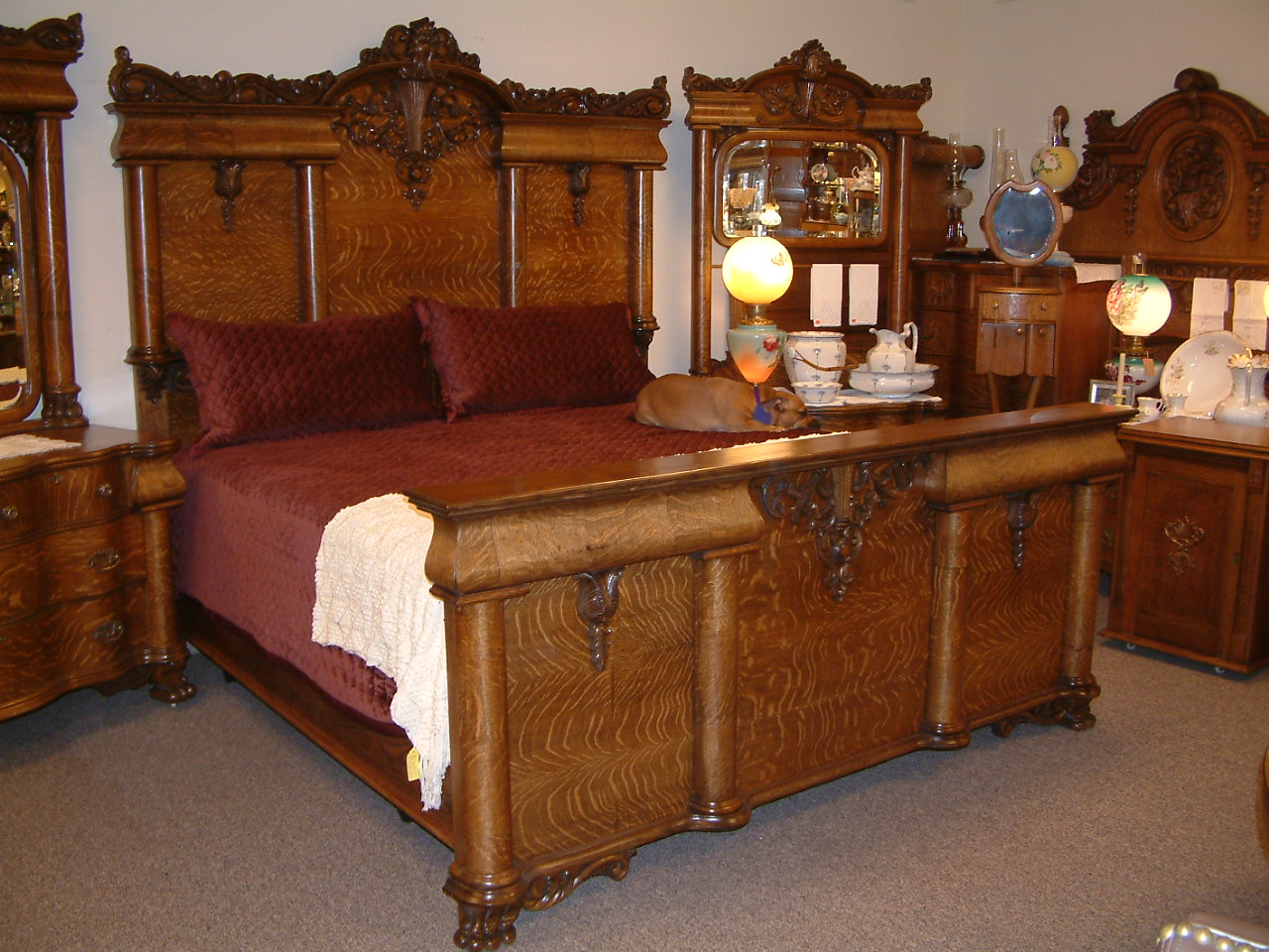 Oak Karges Bedroom Set SOLD - Image 5