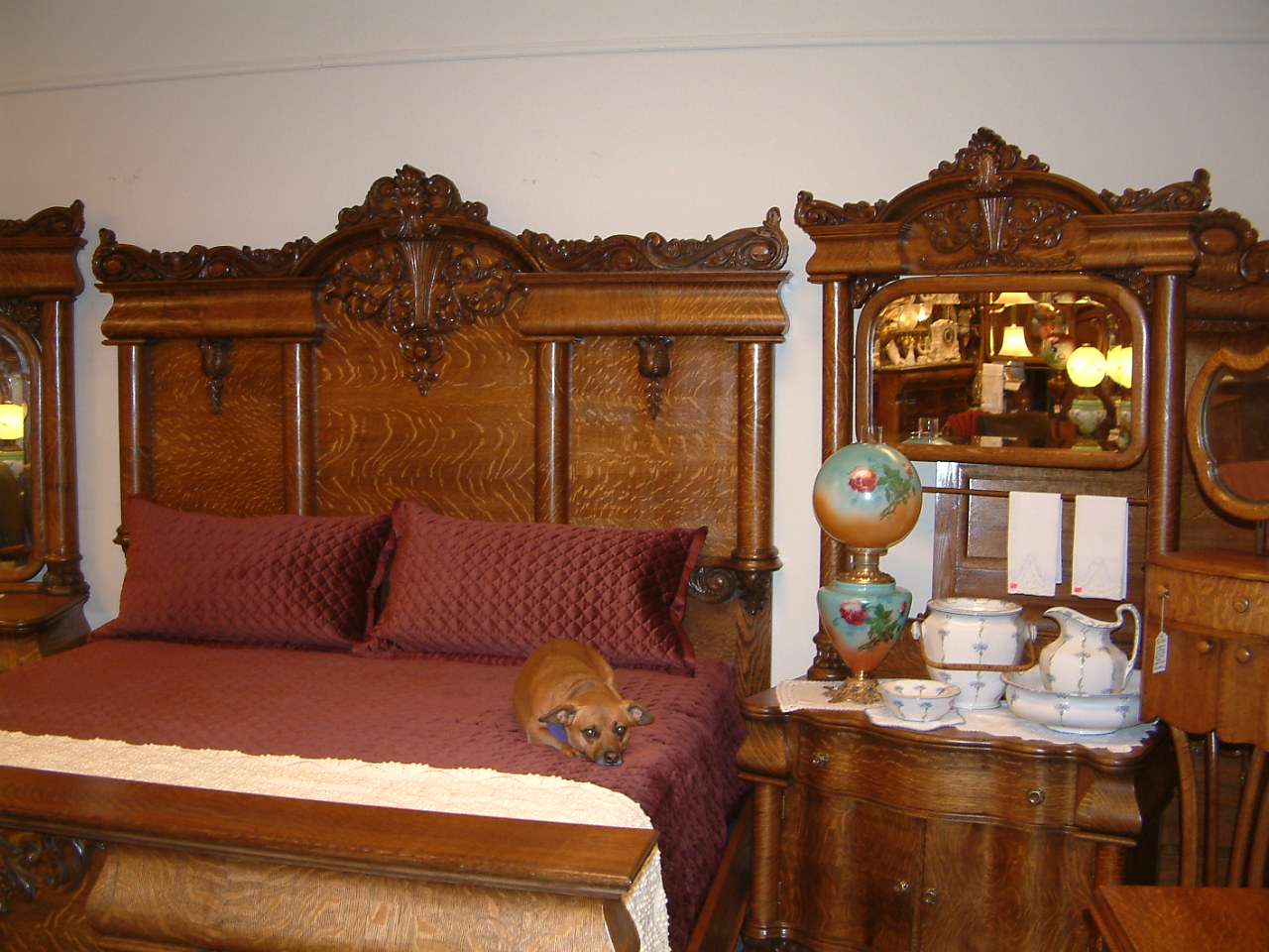 Oak Karges Bedroom Set SOLD - Image 9