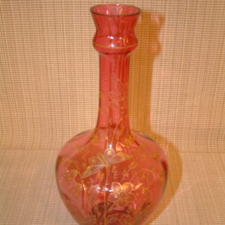 Cranberry Bohemian Vase