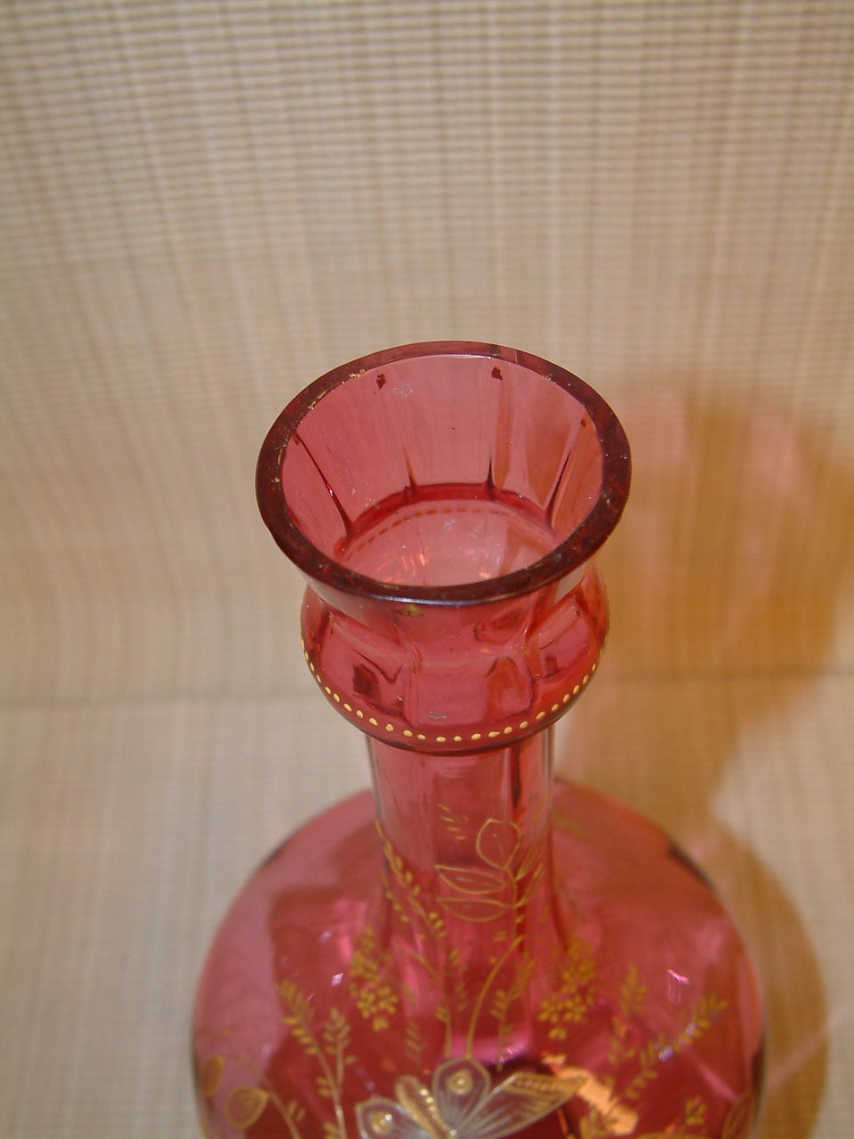 Cranberry Bohemian Vase - Image 2