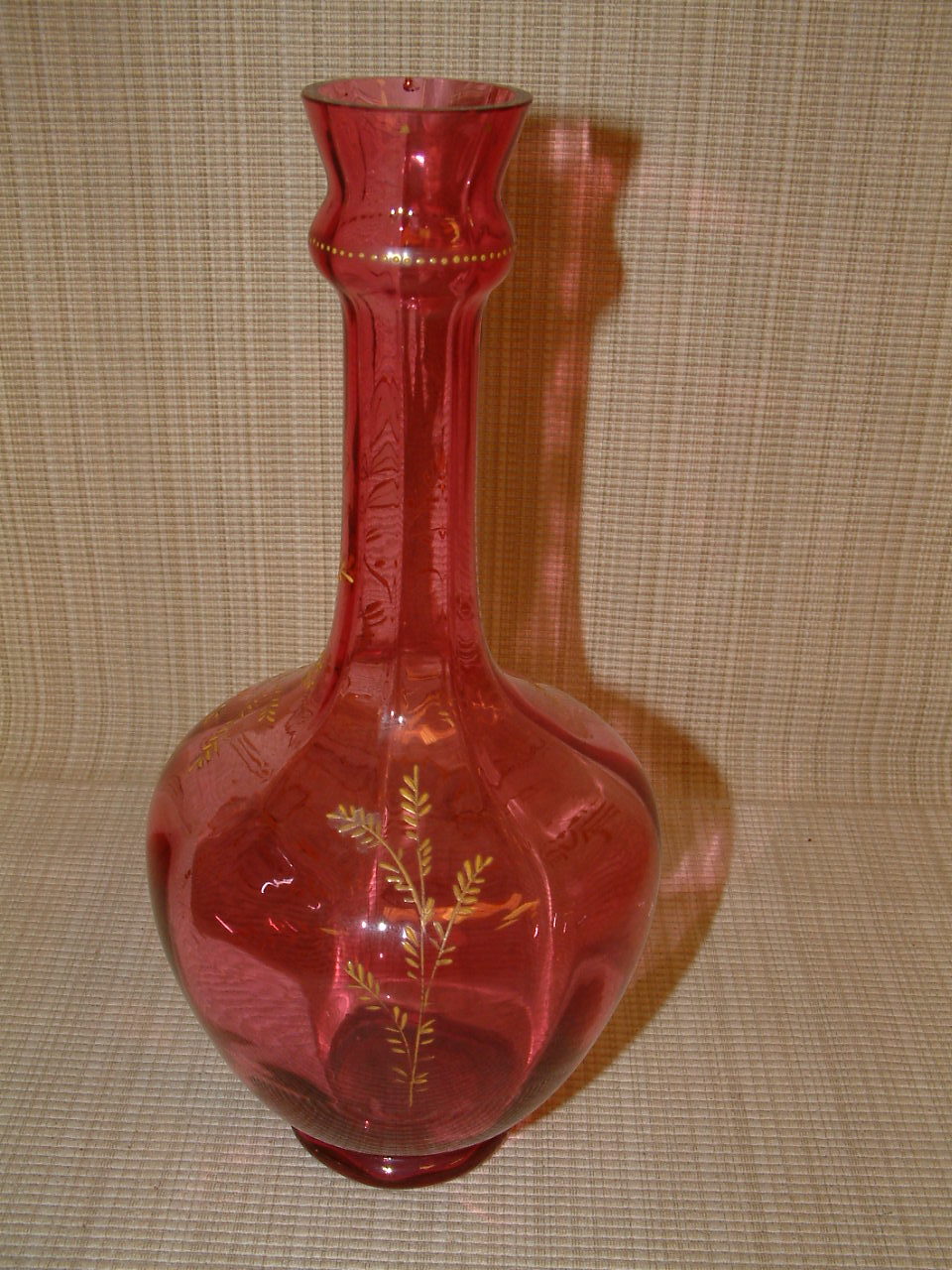 Cranberry Bohemian Vase - Image 5