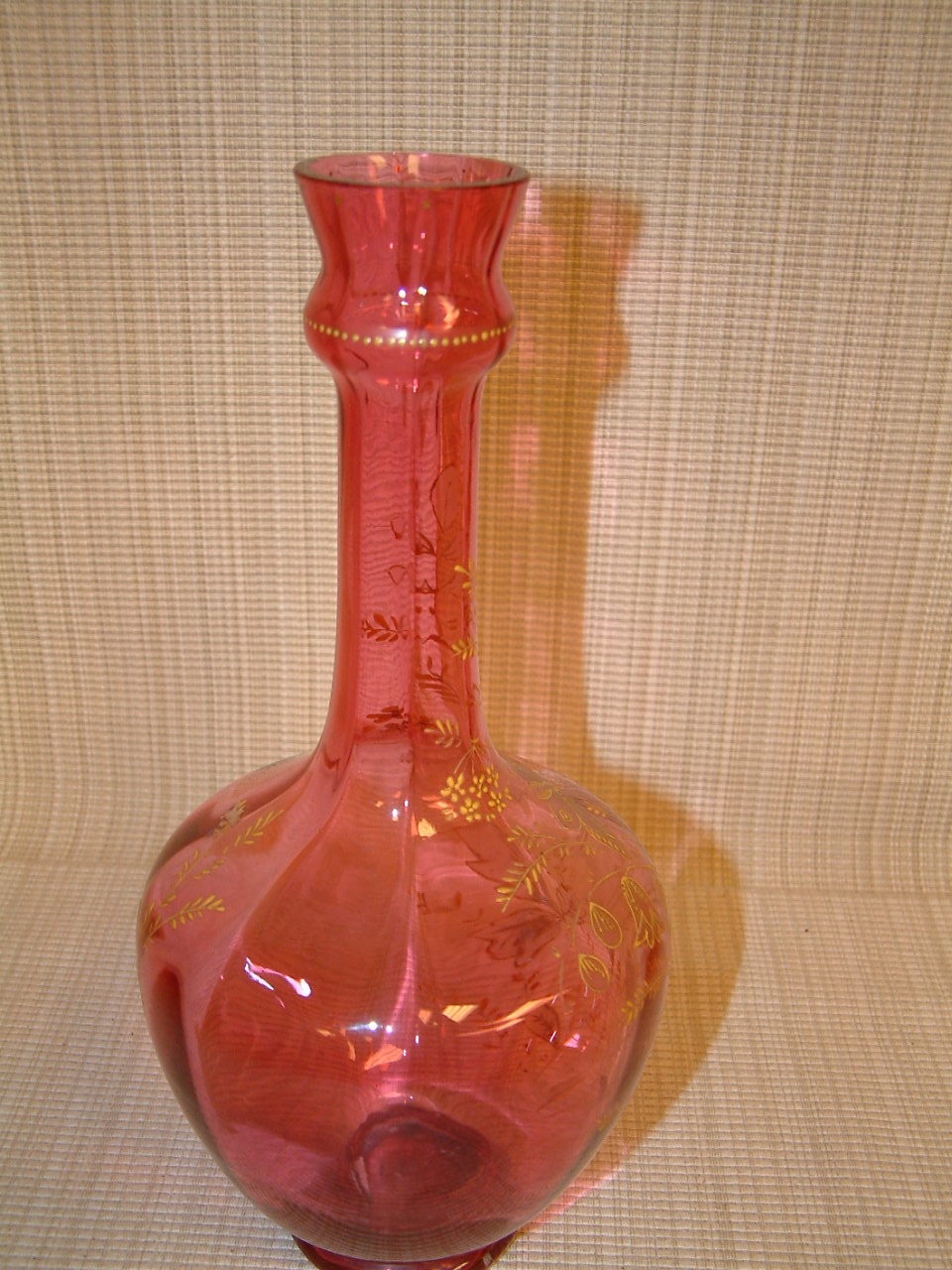 Cranberry Bohemian Vase - Image 6