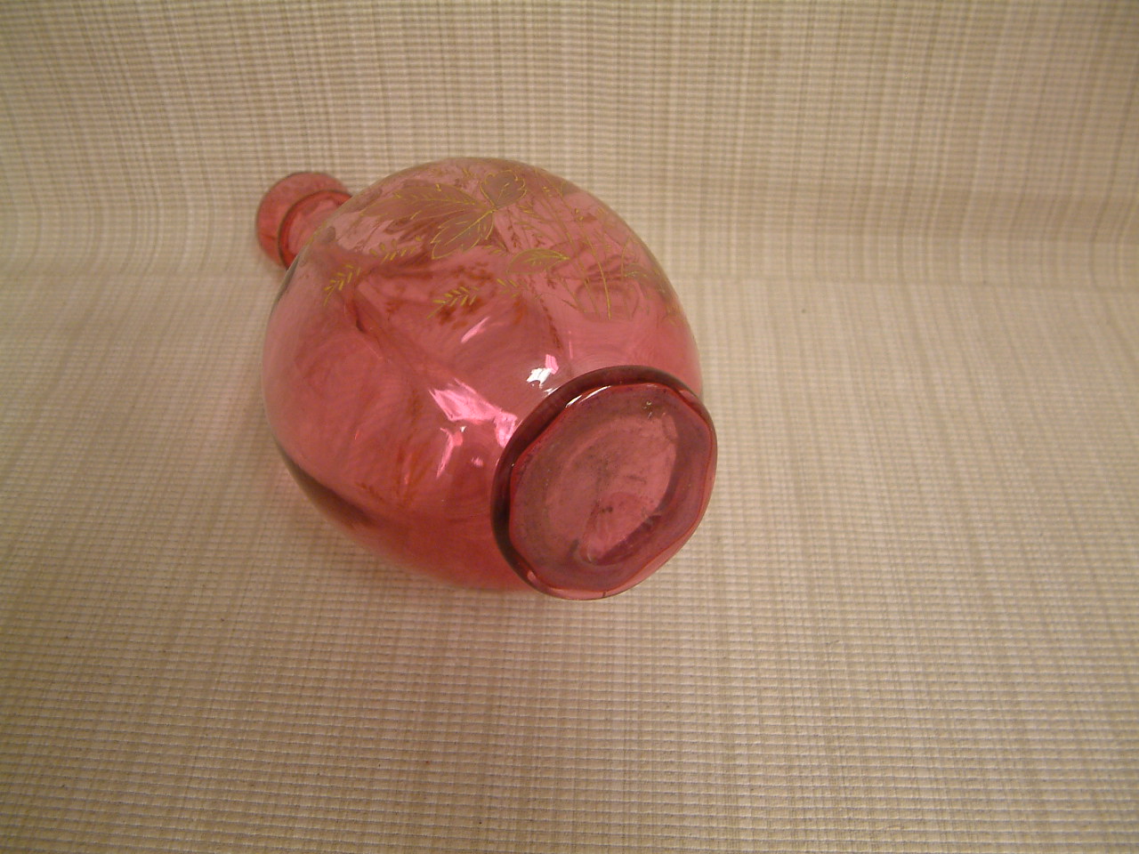 Cranberry Bohemian Vase - Image 8