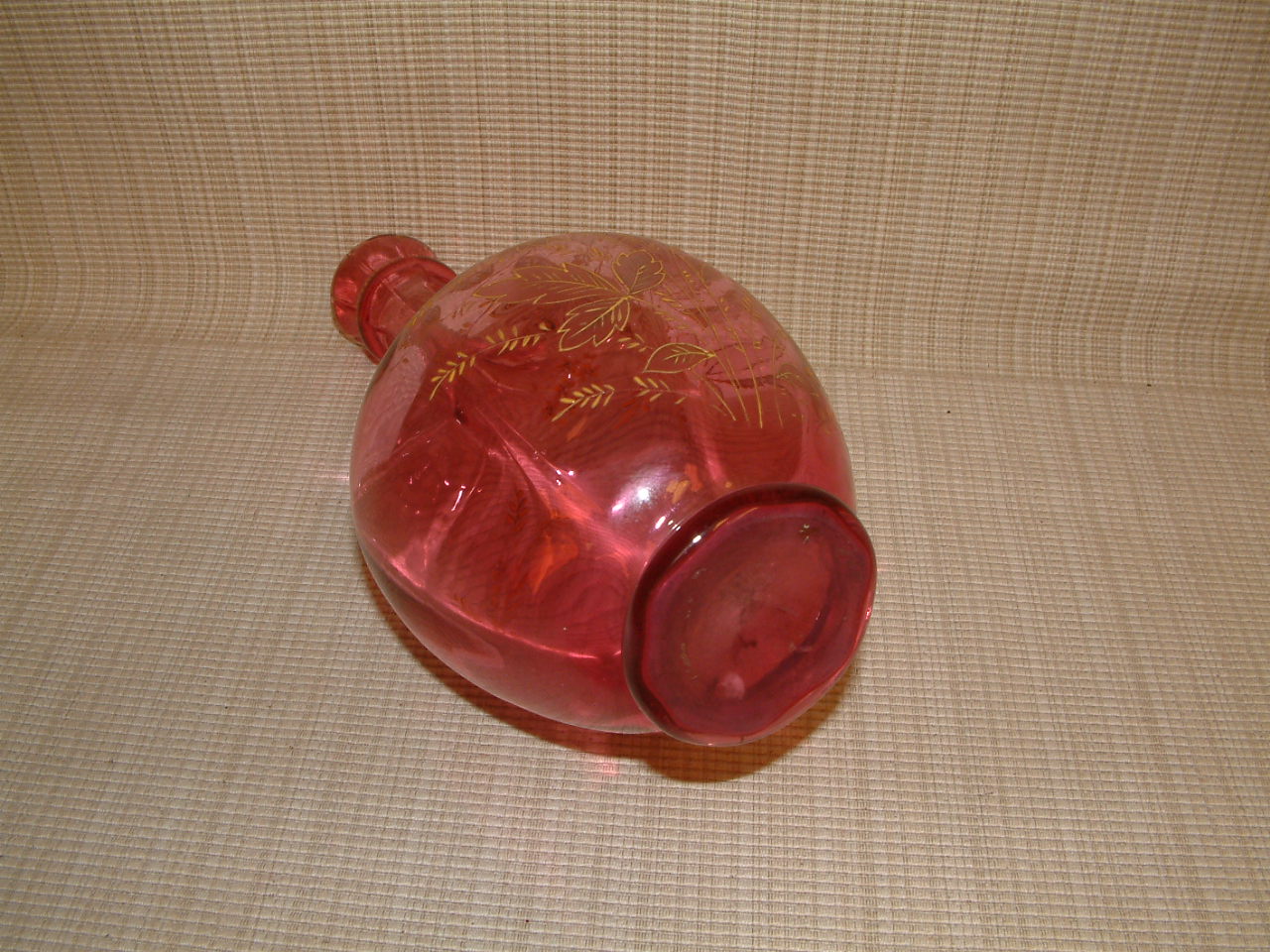 Cranberry Bohemian Vase - Image 9