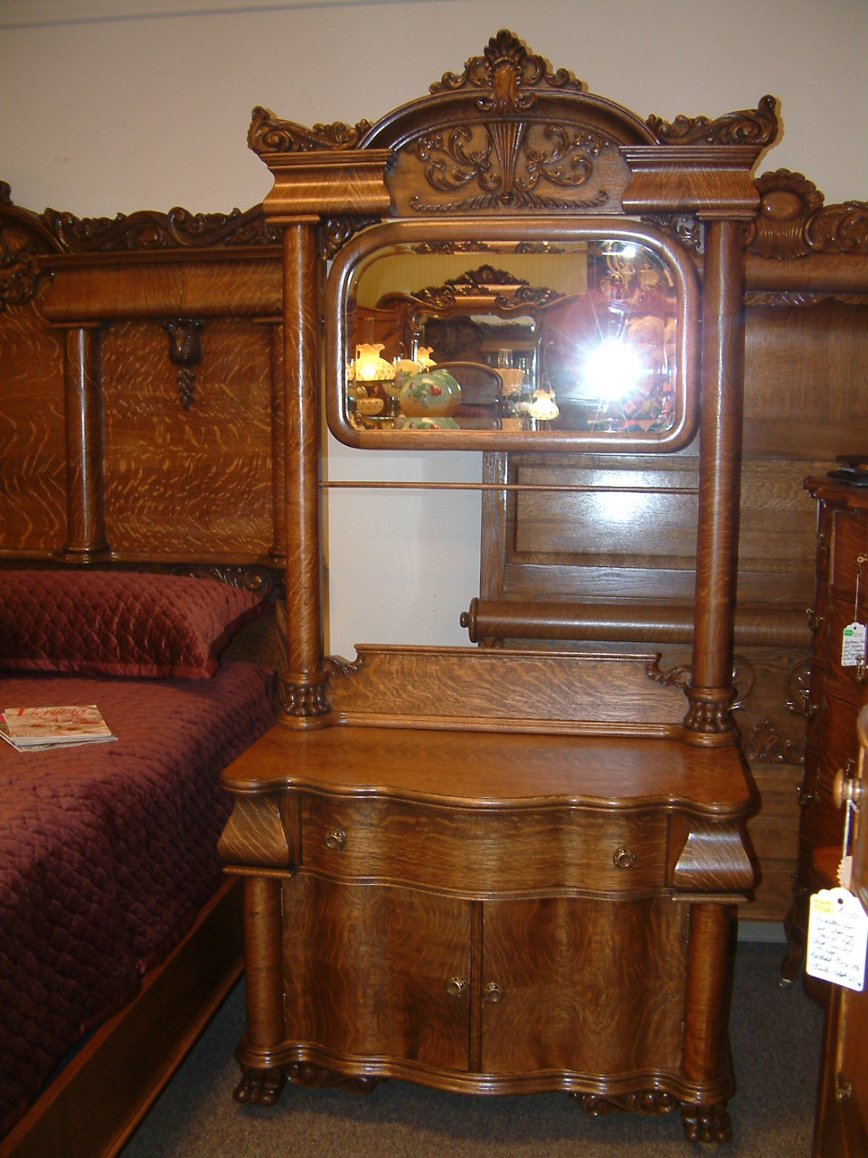 Oak Karges Bedroom Set SOLD - Image 21