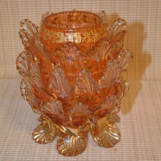Cranberry Stevens & Williams Rose Bowl