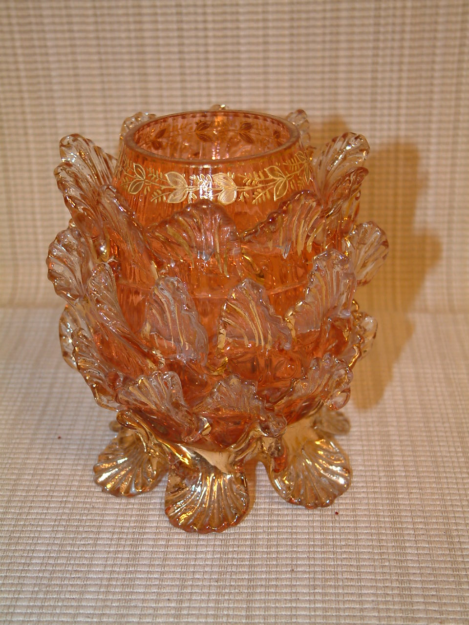 Cranberry Stevens & Williams Rose Bowl