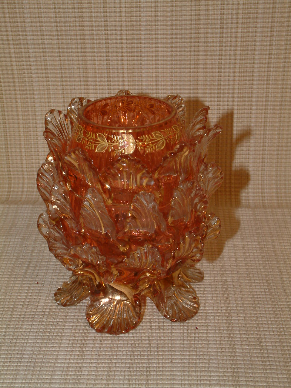 Cranberry Stevens & Williams Rose Bowl - Image 4
