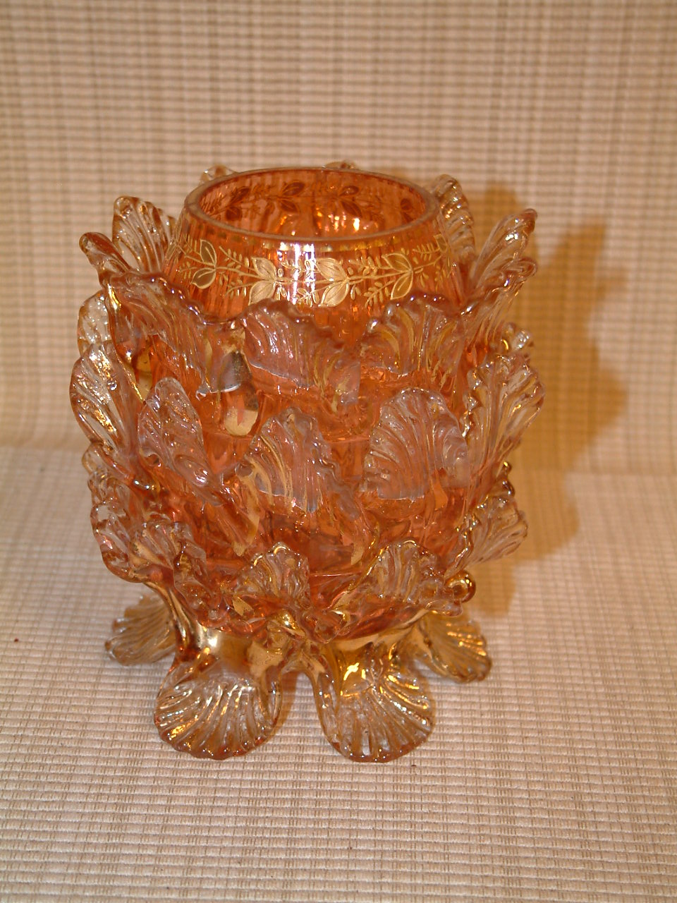 Cranberry Stevens & Williams Rose Bowl - Image 5