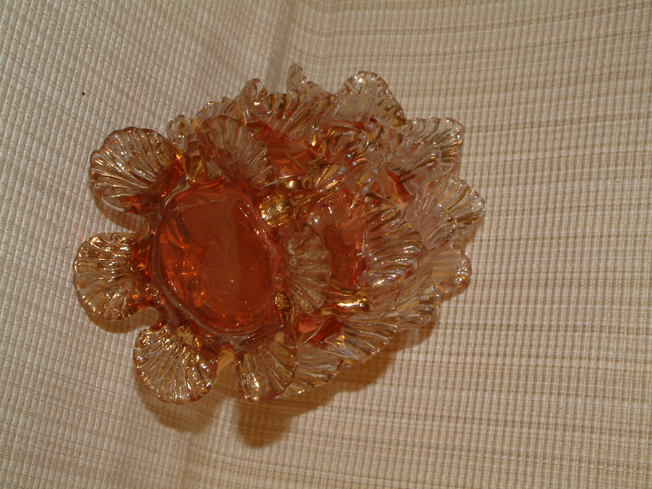 Cranberry Stevens & Williams Rose Bowl - Image 7