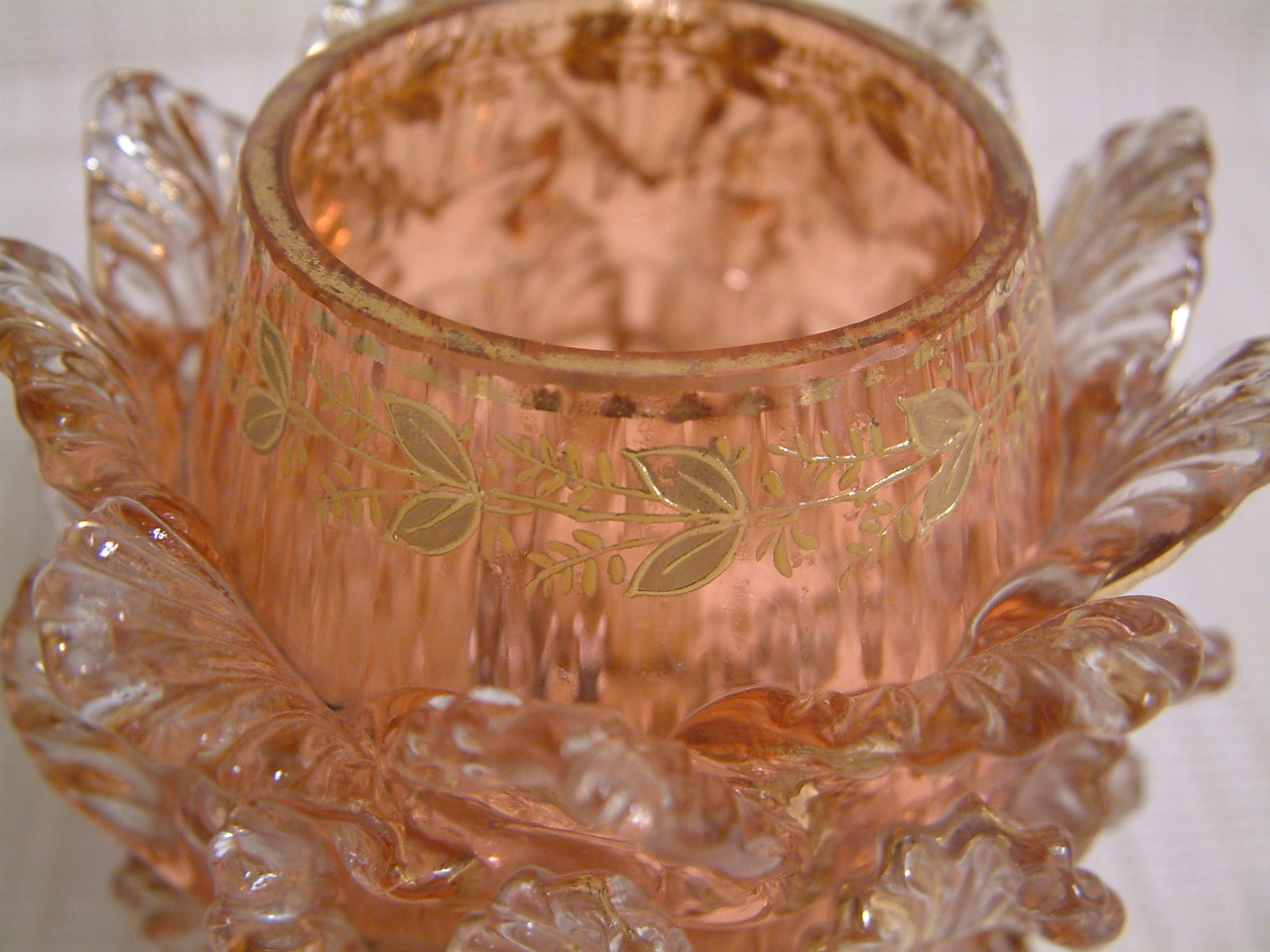 Cranberry Stevens & Williams Rose Bowl - Image 9
