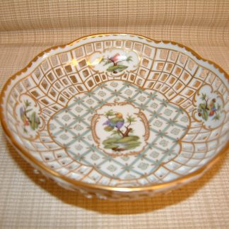 Carl Thieme Dresden Reticulated Bowl