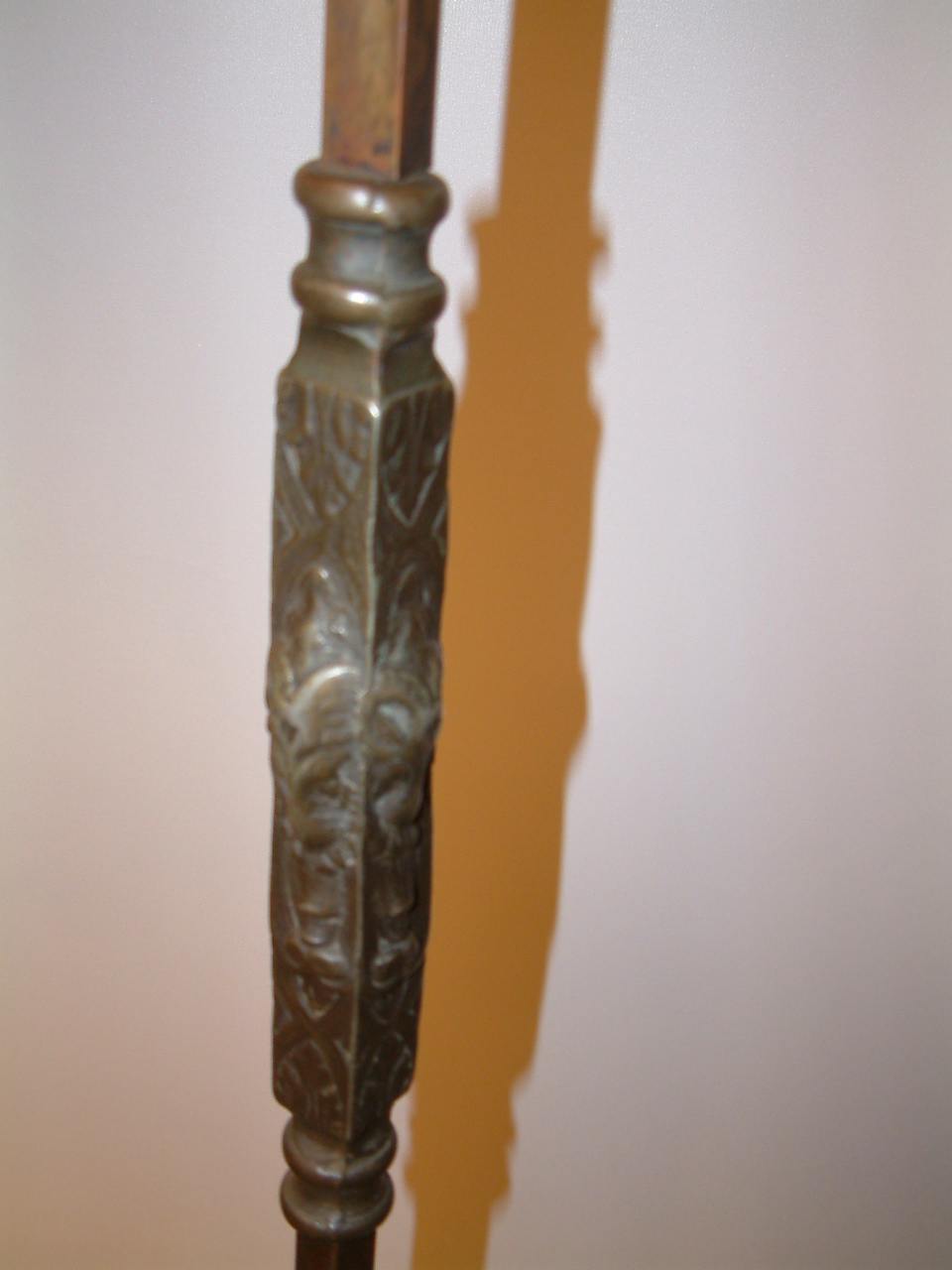 Antique Bronze Clawfoot Bridge Lamp - Image 6