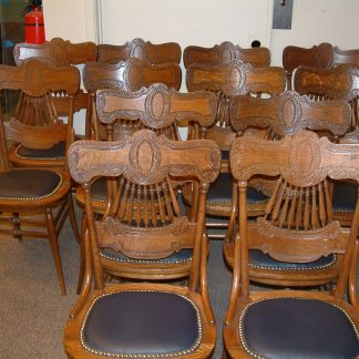 Oak Fancy Pressback Dining  Chairs