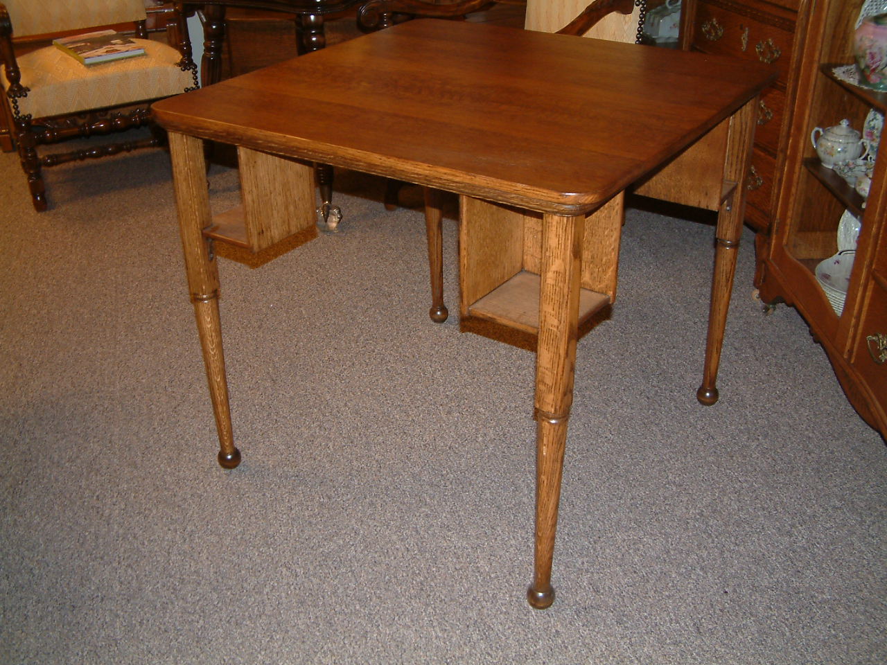 Oak Game / Poker Table SOLD