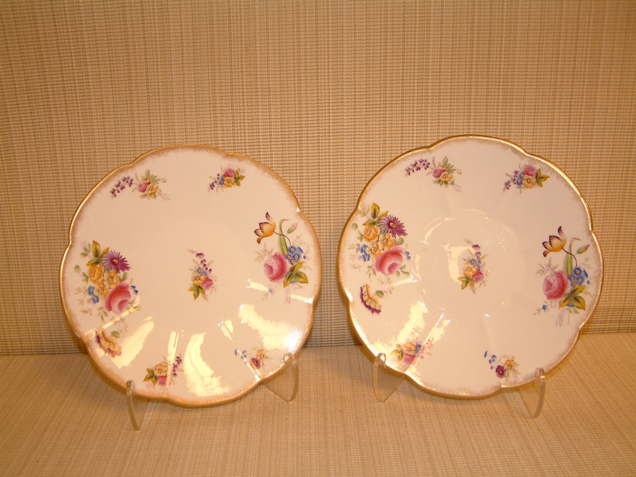 Shelley - Wileman & Co. Floral Sprays Plates SOLD
