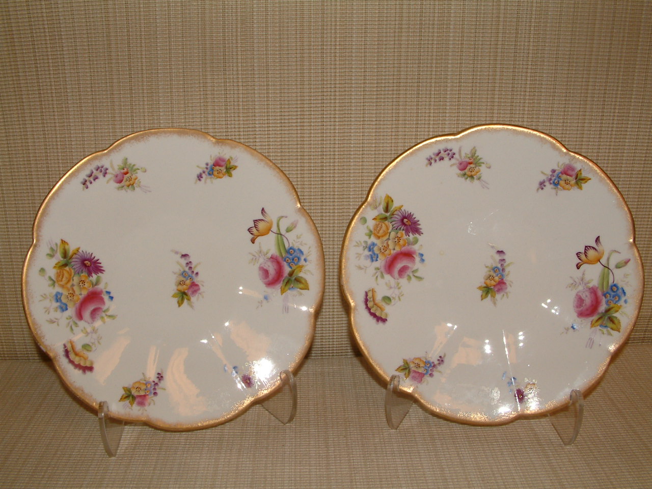 Shelley - Wileman & Co. Floral Sprays Plates SOLD - Image 2