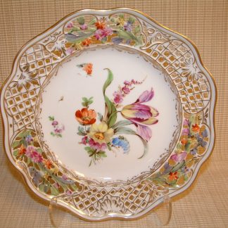 Dresden Carl Thieme Reticulated Plate
