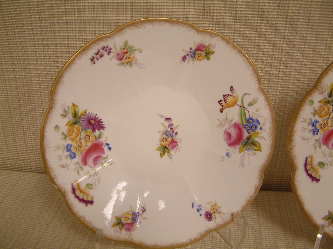Shelley - Wileman & Co. Floral Sprays Plates SOLD - Image 3