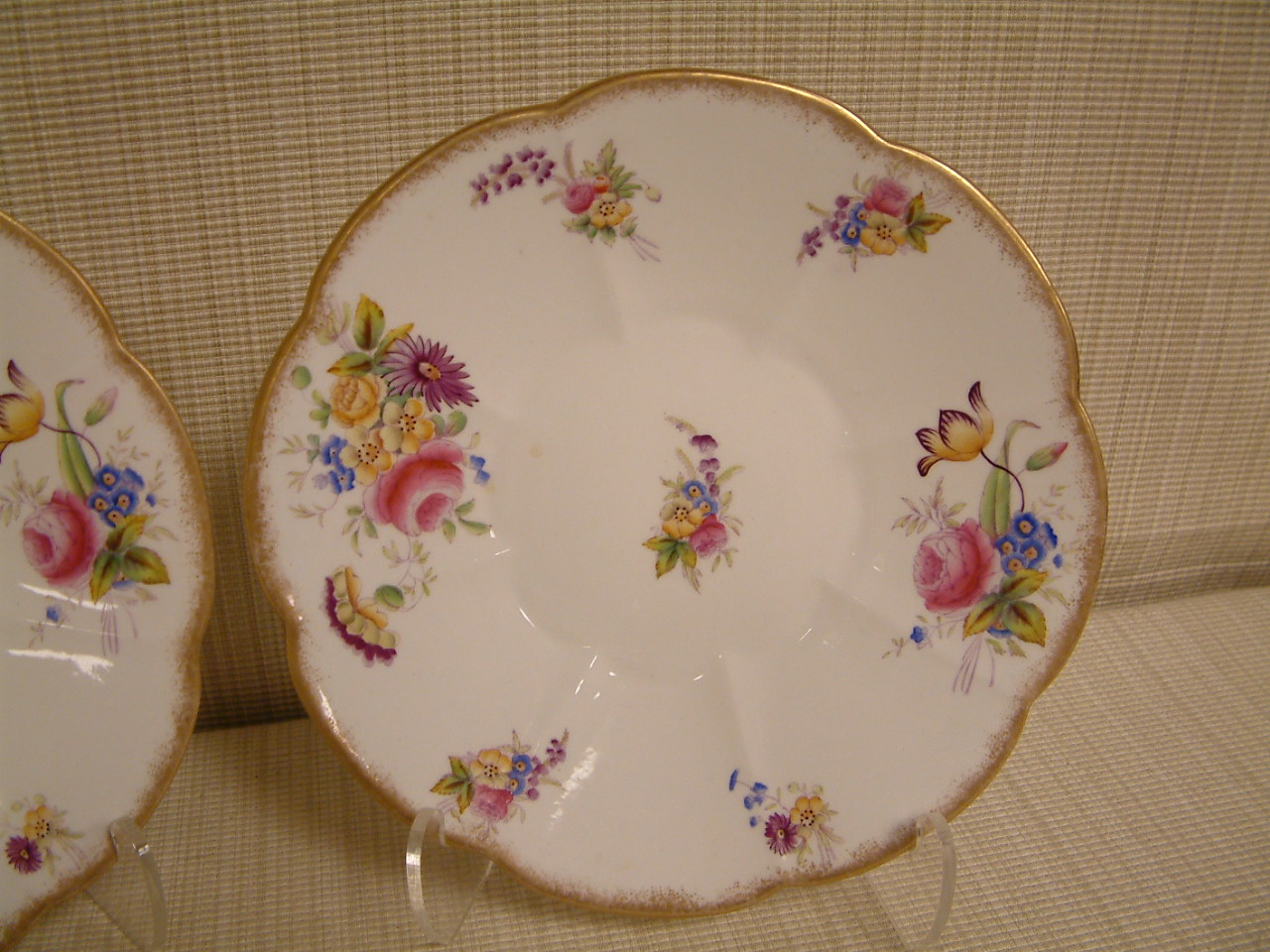 Shelley - Wileman & Co. Floral Sprays Plates SOLD - Image 4