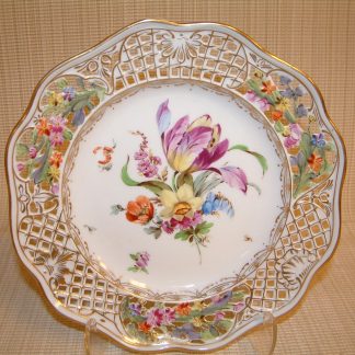 Dresden Carl Thieme Reticulated Plate