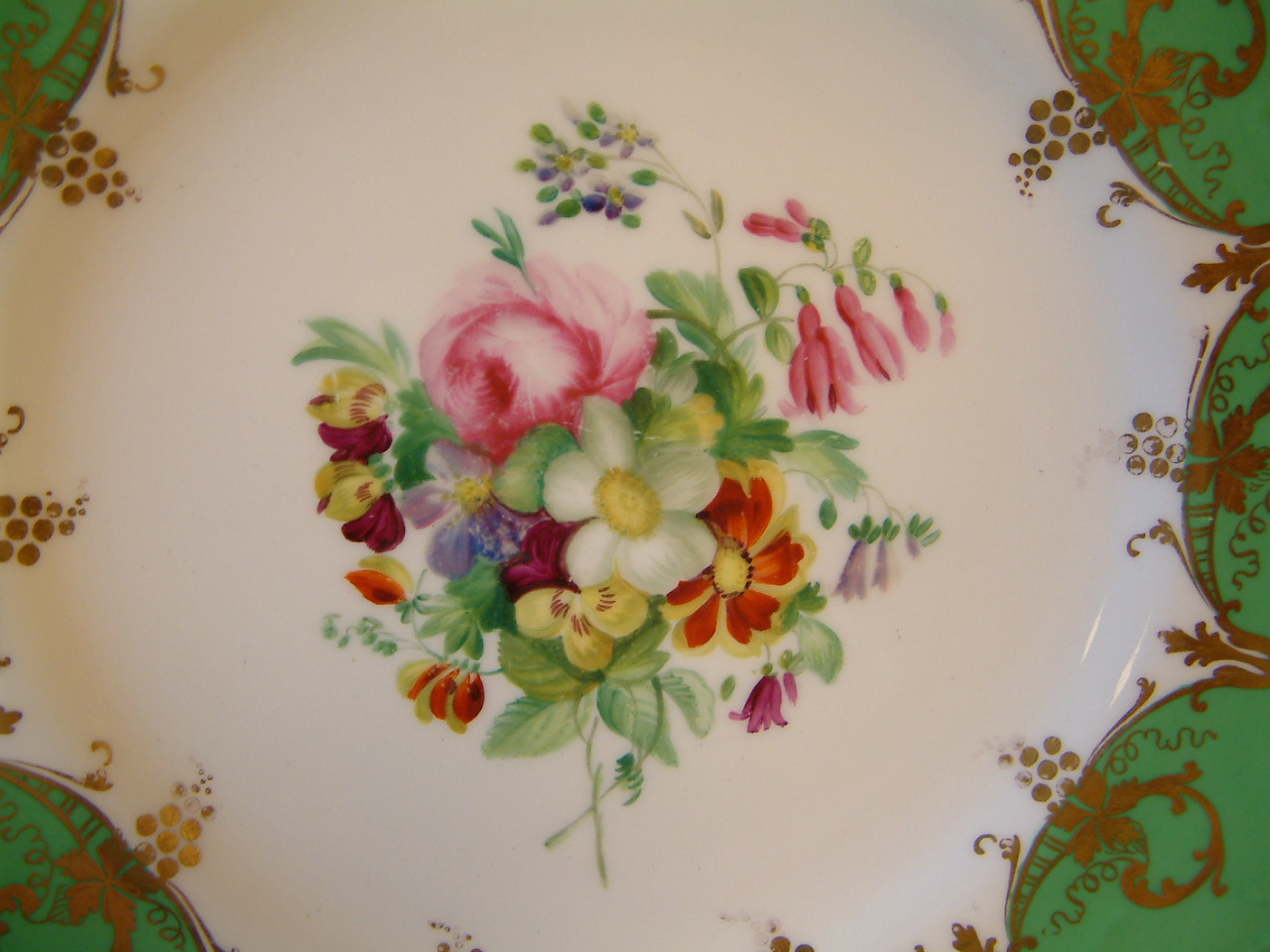 Pair Sevres Style Hand Painted Cabinet Plates - Image 5