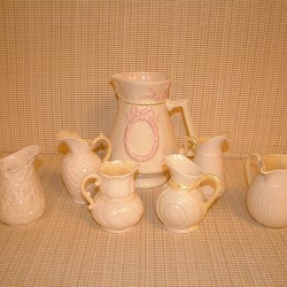Belleek Assorted Pitchers /  Creamers