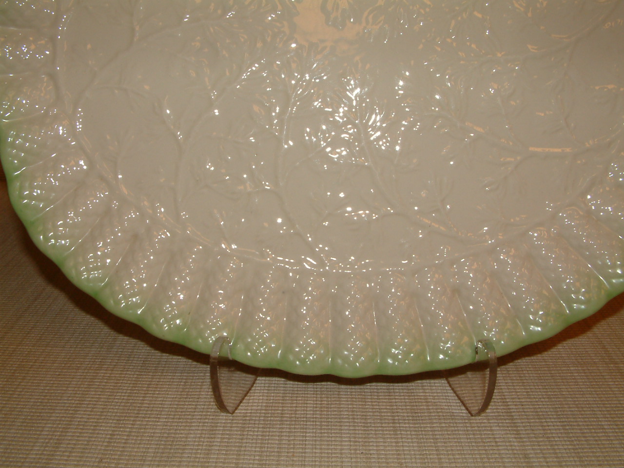 Belleek Cone Pattern Large Tea Serving Tray - Image 6