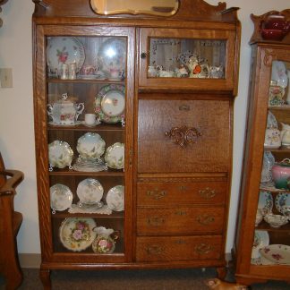 Quartersawn Oak Side By Side Secretary