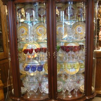 Massive Mahogany Fancy Display Cabinet,  Attributed to R J Horner