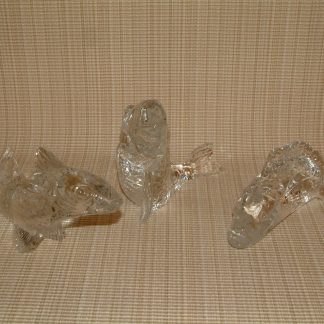 Baccarat Crystal Fish Trio