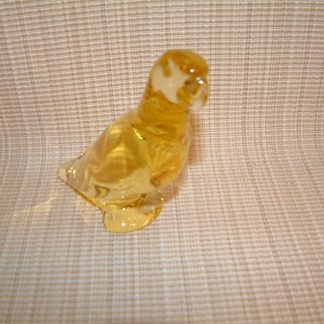 Baccarat Canary Yellow Parrot Figurine