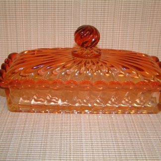 Baccarat Rose Tiente Covered Dresser Box
