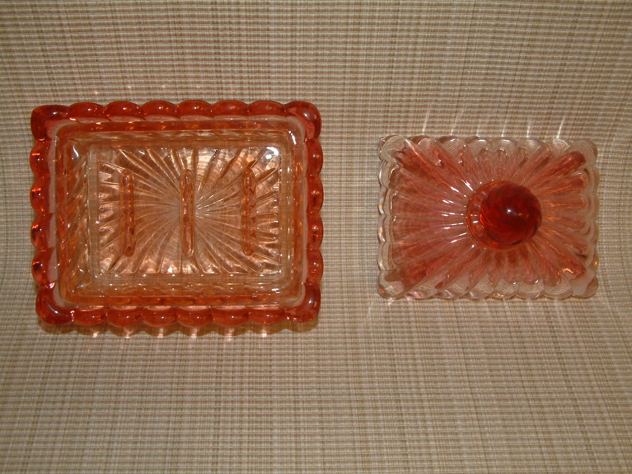 Baccarat Rose Tiente Covered Dresser Box - Image 3