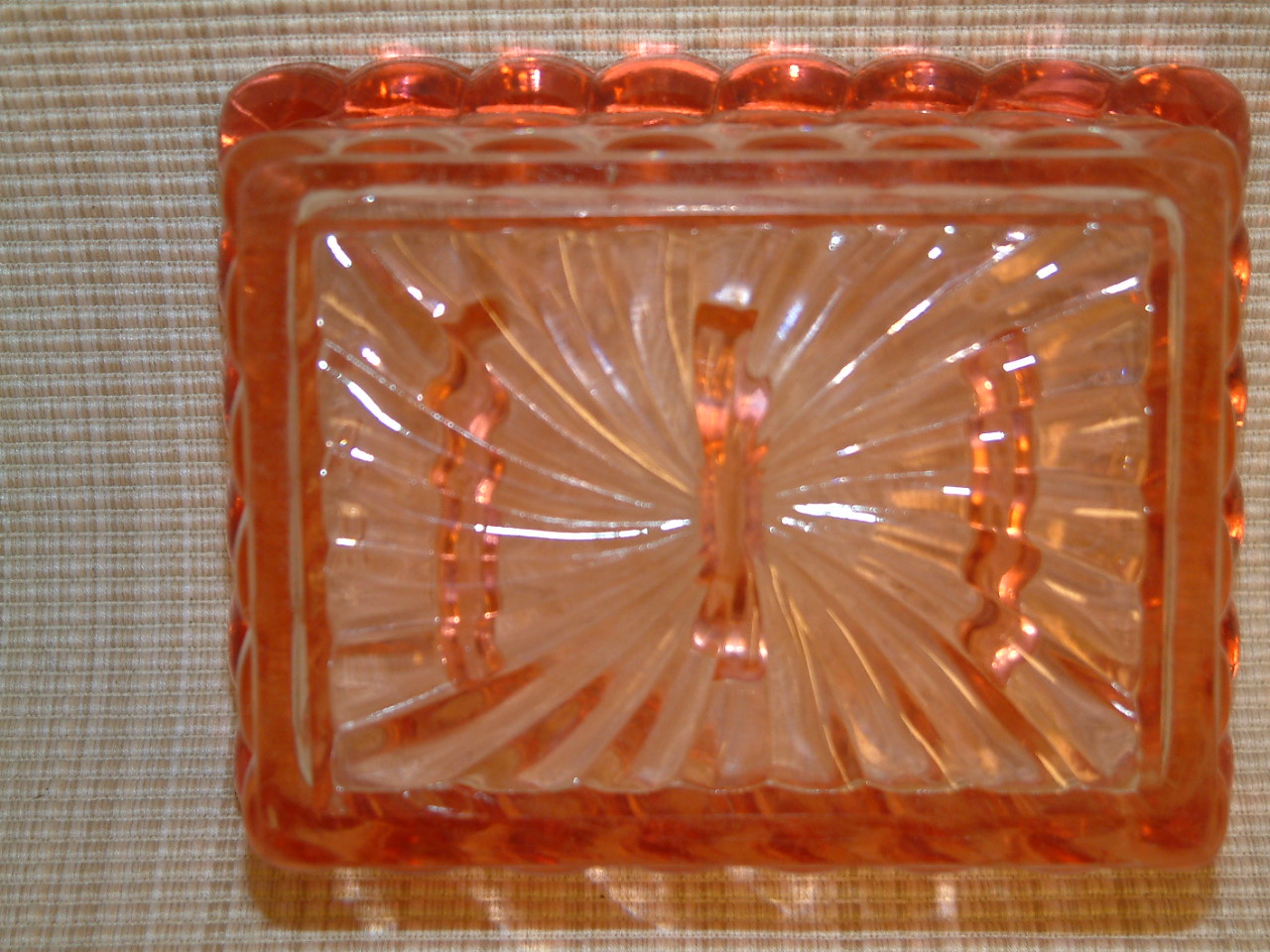 Baccarat Rose Tiente Covered Dresser Box - Image 5
