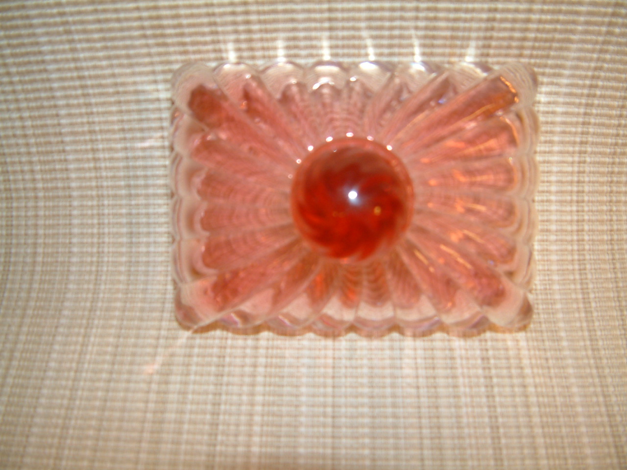 Baccarat Rose Tiente Covered Dresser Box - Image 7