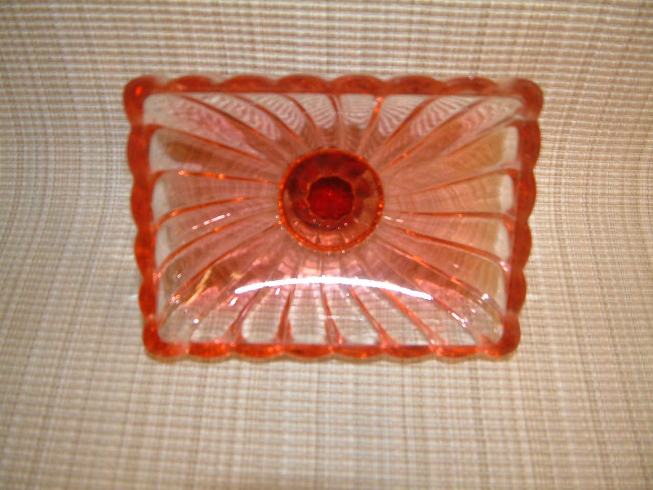 Baccarat Rose Tiente Covered Dresser Box - Image 8