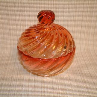 Baccarat Rose Tiente Covered Bowl