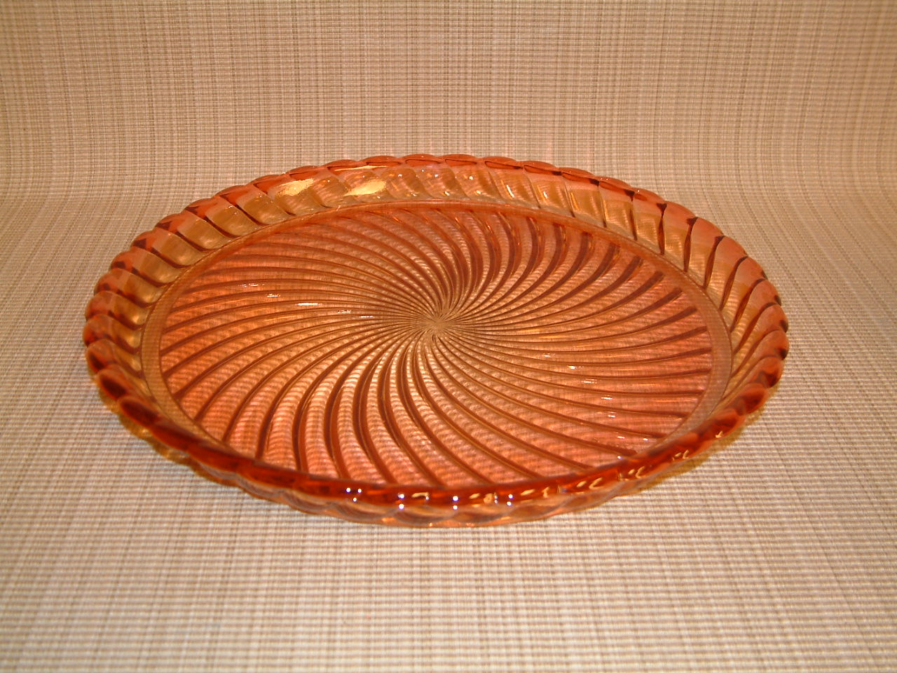Baccarat Rose Tiente Bambous Round Tray - Image 2