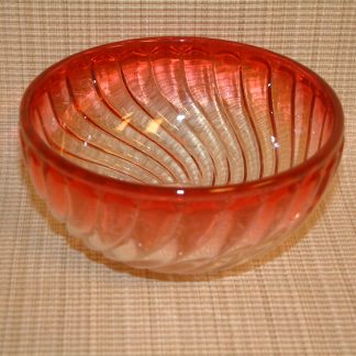 Baccarat Rose Tiente Bambous Swirl Bowl ON SALE