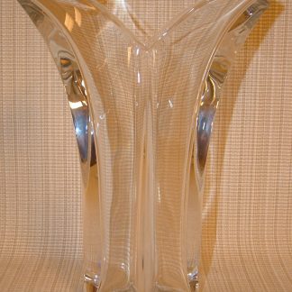 Baccarat Tall Split Rim Crystal Vase