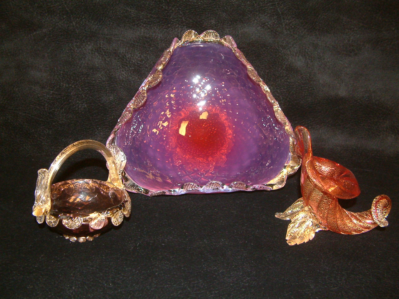 Venetian Tri Shaped Centerpiece Bowl - Image 10