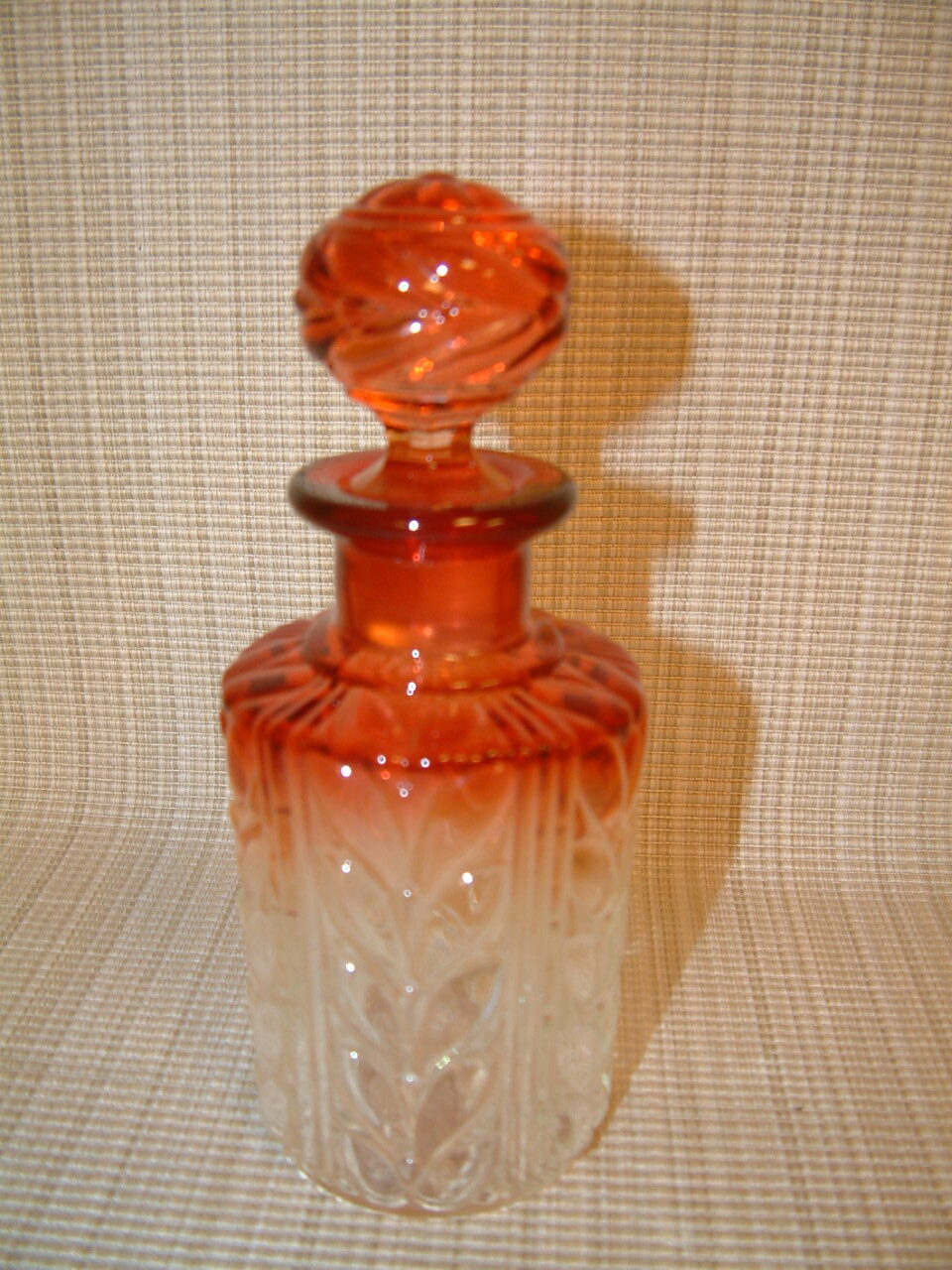 Baccarat Laurel Leaf Laurier Perfume Bottle