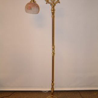 Ornate Fancy Base Bridge Lamp