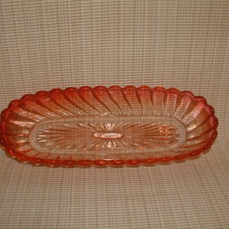 Baccarat Rose Tiente Bambous Oval Tray