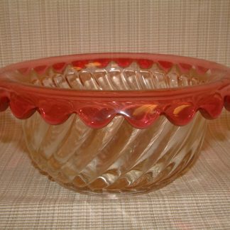 Baccarat Rose Tiente Rolled Rim Large Bowl ON SALE