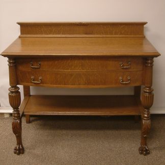 Quartersawn Oak Clawfoot Buffet / Server