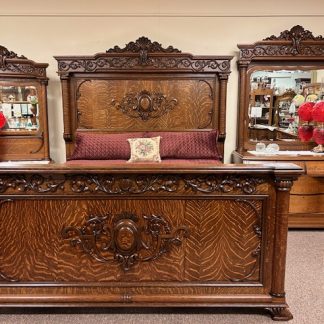 Quartersawn Oak Karges King Size 3 pc. Set SOLD